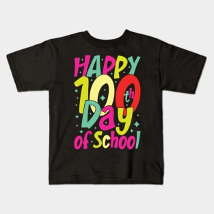 100th Day Of School, Celebration design Kids T-Shirt
